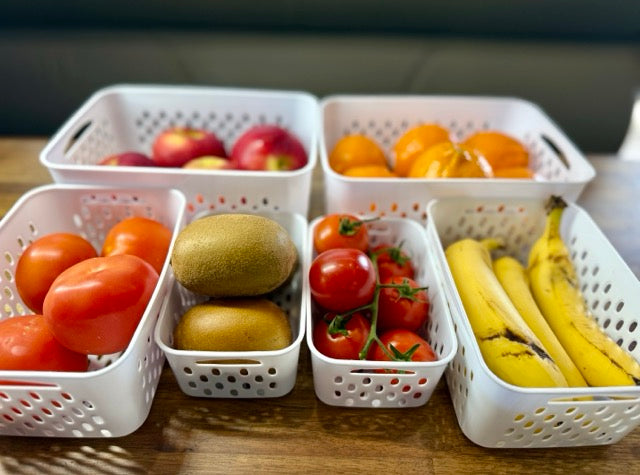 Paniers de rangement pour produits – Ensemble de 6