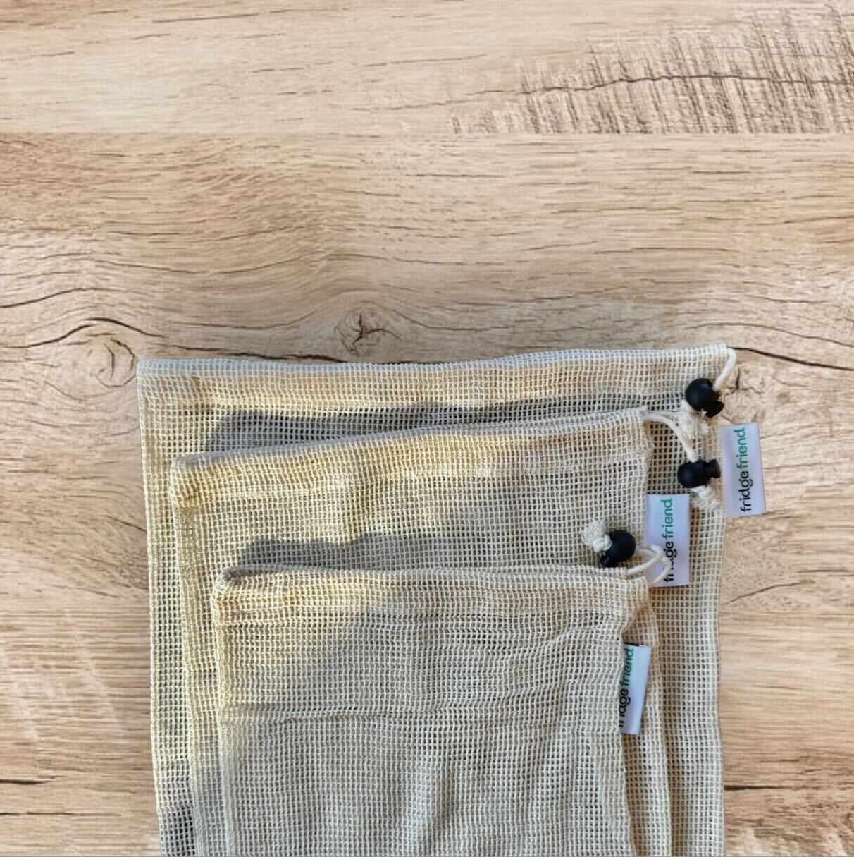 Ensemble de sacs de shopping – 100 % coton