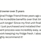 Remplacement de l'insert minéral Fridge Friend