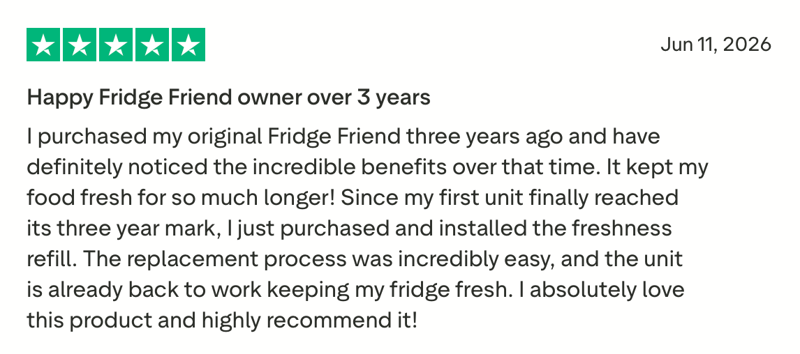 Remplacement de l'insert minéral Fridge Friend